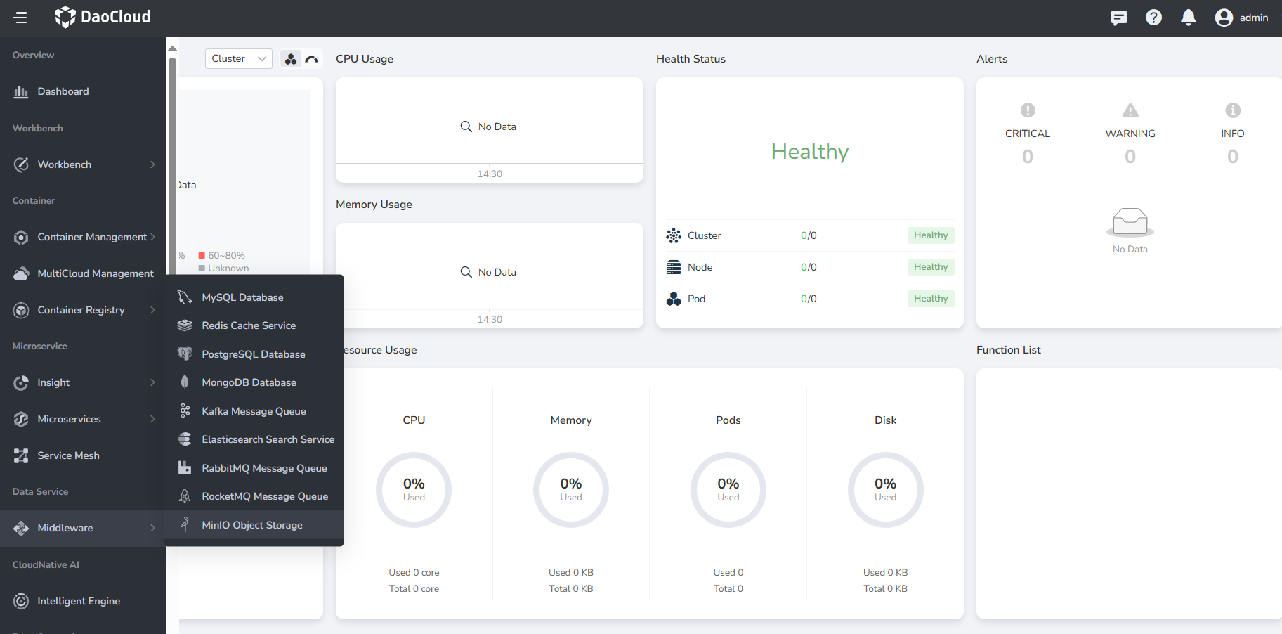 MinIO object storage